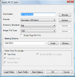Export Files